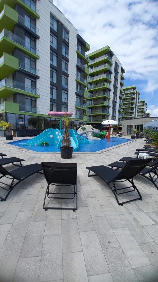 Apartament Melissa Beach Resort Pool & Spa Mamaia-Nord Năvodari Buitenkant foto