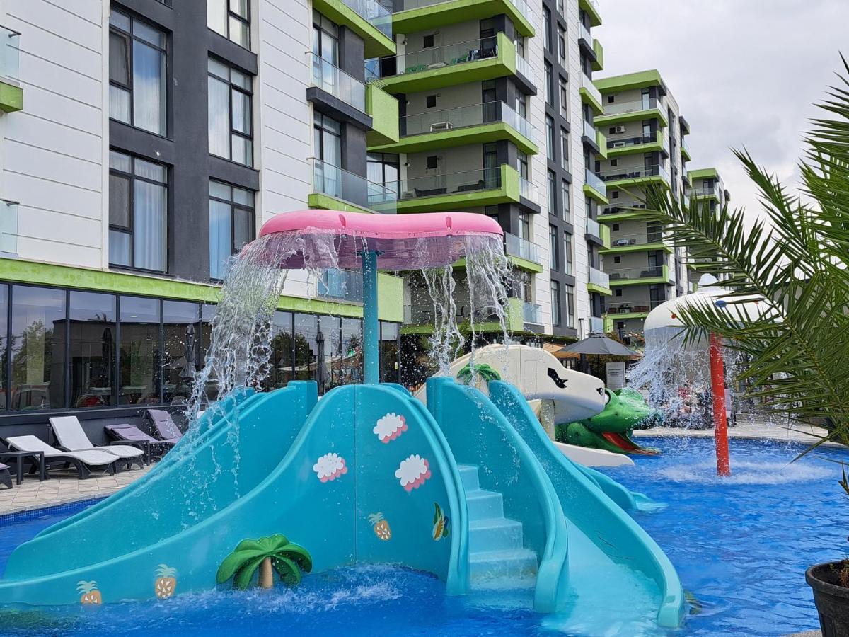 Apartament Melissa Beach Resort Pool & Spa Mamaia-Nord Năvodari Buitenkant foto